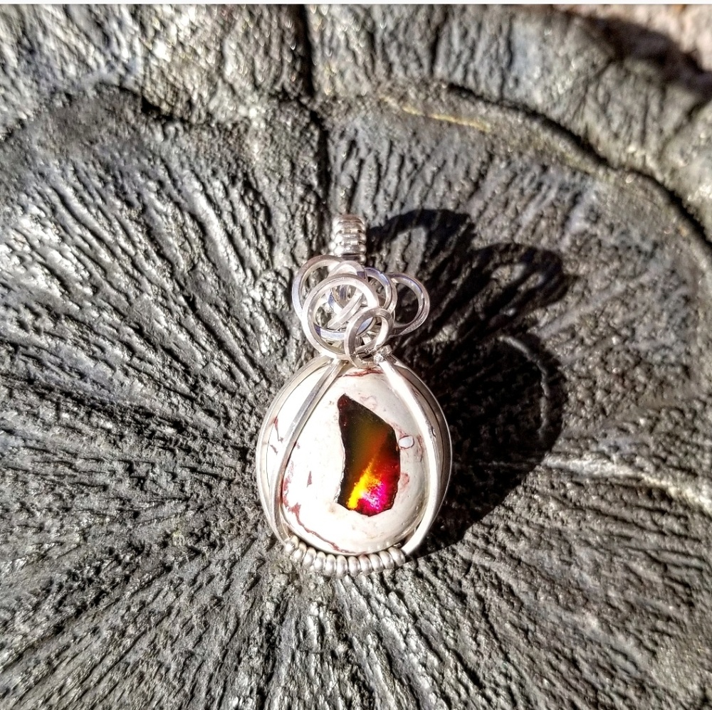 Mexican Fire Opal Pendant 🔥